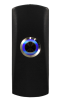 TS-CLICK light (черный) Накладная кнопка выхода с подсветкой, не более 36В/3А, контакты НР, 80х30х25